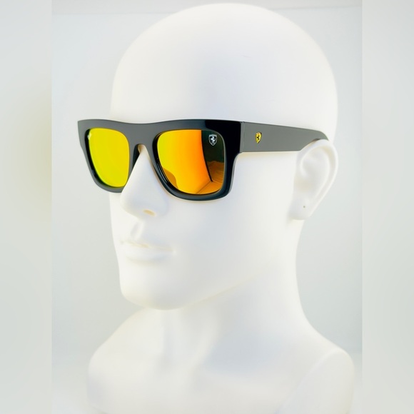 Ray-Ban Other - Ray-Ban Scuderia Ferrari Sunglasses RB2217M Black Frame Yellow-Orange Lenses